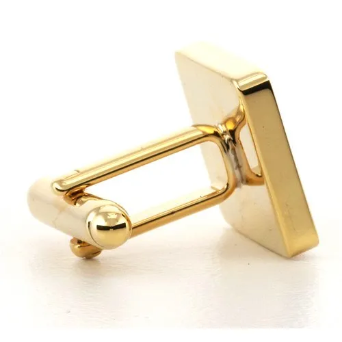 Personalised Engraved Square Gold Cufflinks