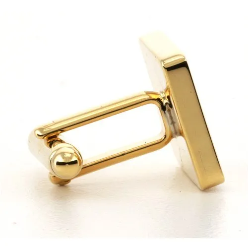 Personalised Engraved Square Gold Cufflinks