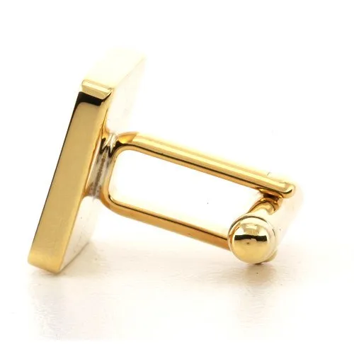 Personalised Engraved Square Gold Cufflinks