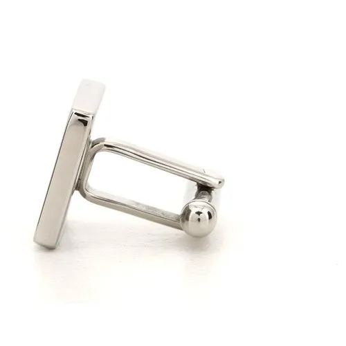 Personalised Silver Engraved Square Cufflinks