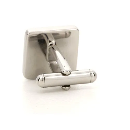 Personalised Silver Engraved Square Cufflinks