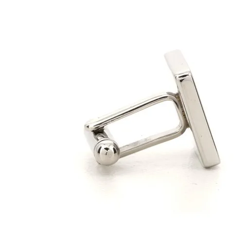 Personalised Silver Engraved Square Cufflinks