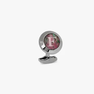 Personalised Single Initial Cufflink - F
