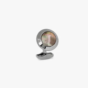Personalised Single Initial Cufflink - J
