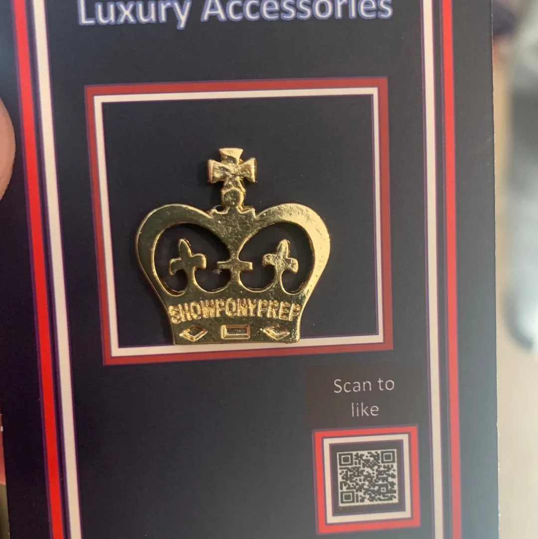 Regal Crown Lapel Pin