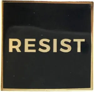 Resistance Lapel Pin - Raised Fist Political Feminism Feminist Pin