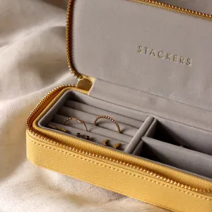 Stackers Yellow Travel Jewellery Box - Medium