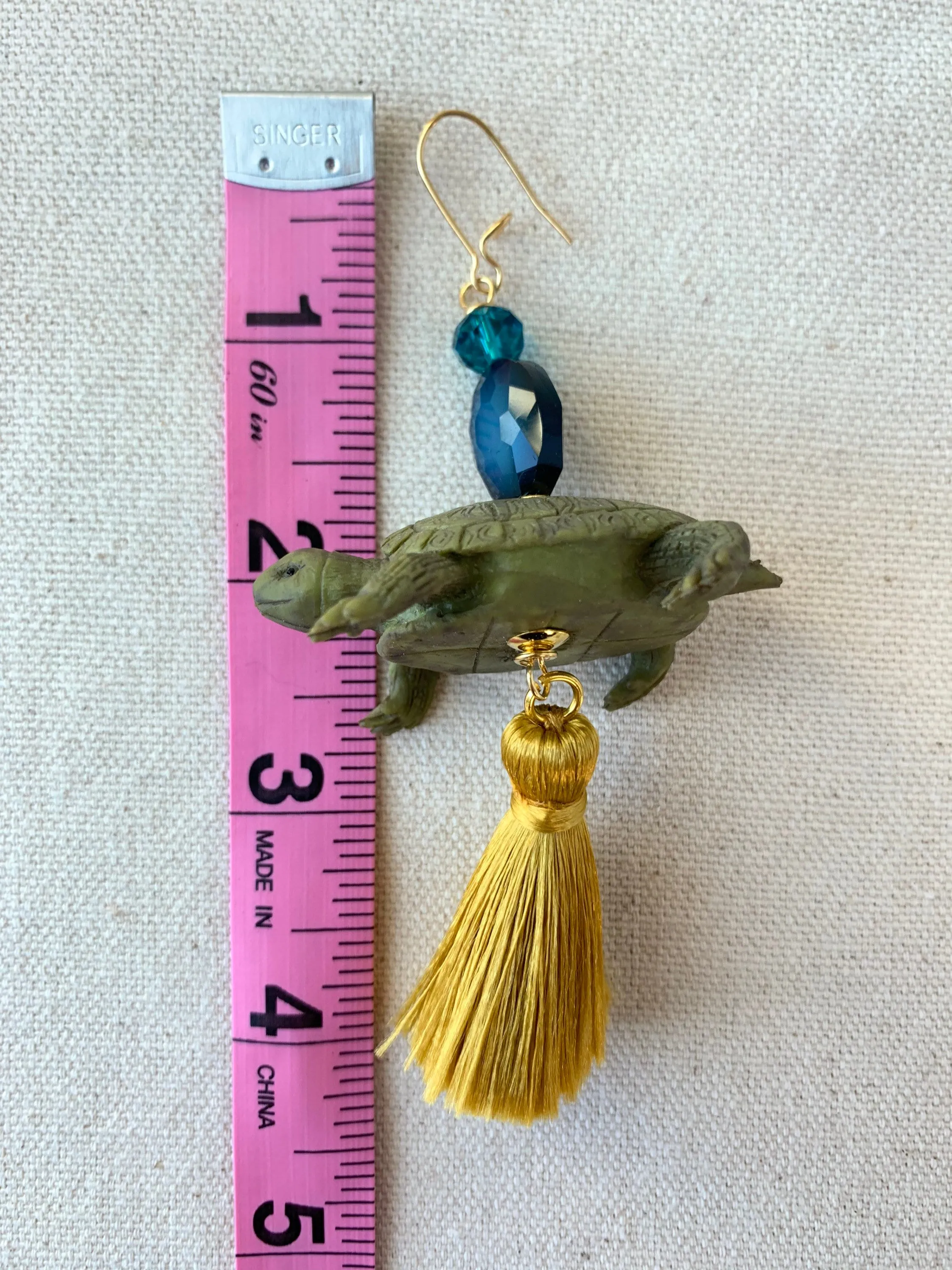 Steady As She Goes Turtle Earrings