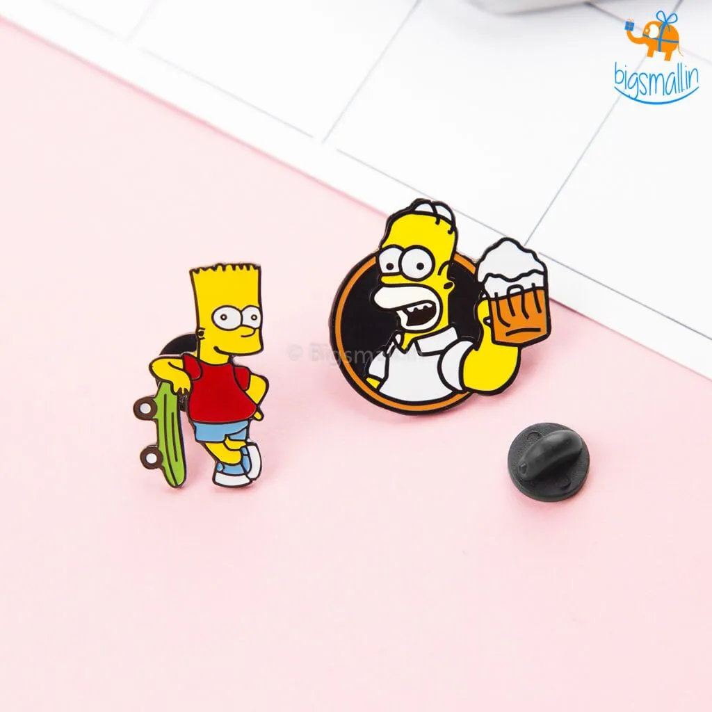 The Simpsons Lapel Pin