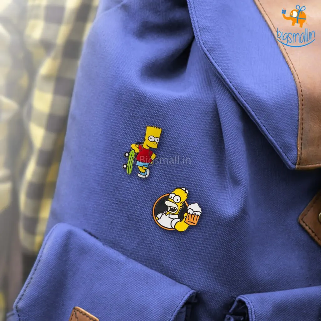 The Simpsons Lapel Pin