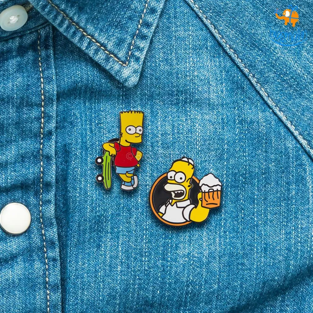 The Simpsons Lapel Pin