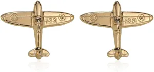 Tiande Plane Brooch Small Aircraft Vintage Cute Animal Brooch pins Male Shirt Brooch Novelty Suit and Vest pin (2 pcs)