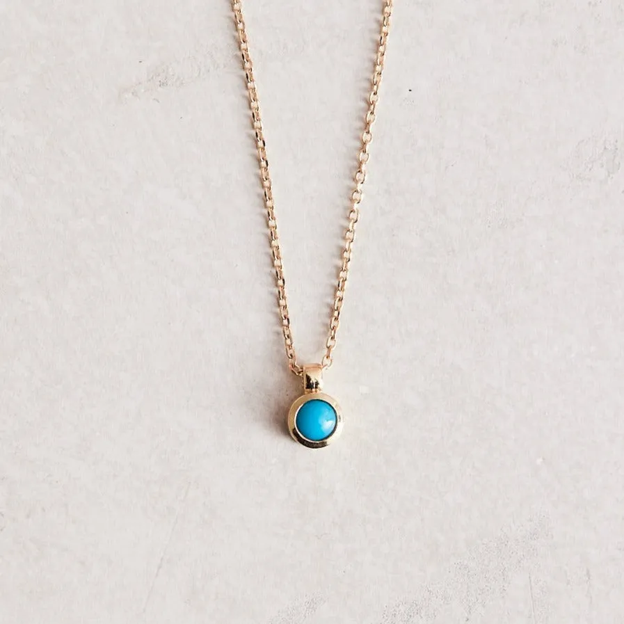 Turquoise Drop Necklace