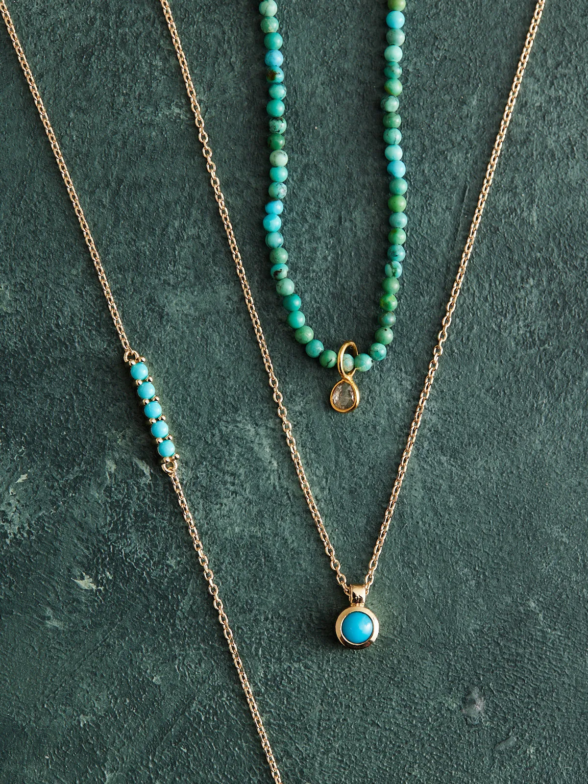 Turquoise Drop Necklace