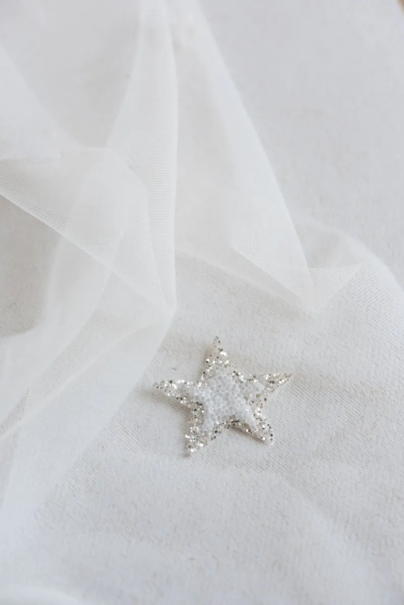 Veil with stars, Celestial veil - COELESTINE