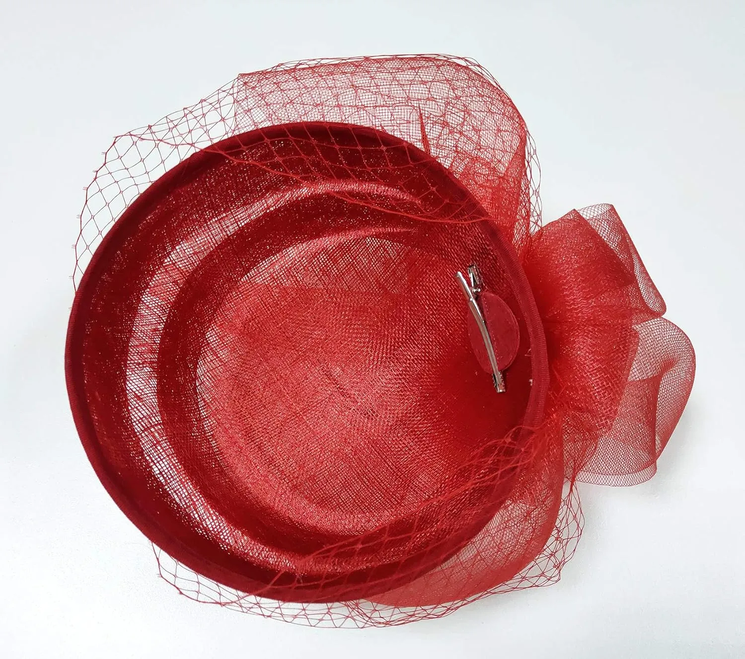 Women Fascinators Derby Church Tea Party Wedding Flower Feathers Headpiece with Headband Clips