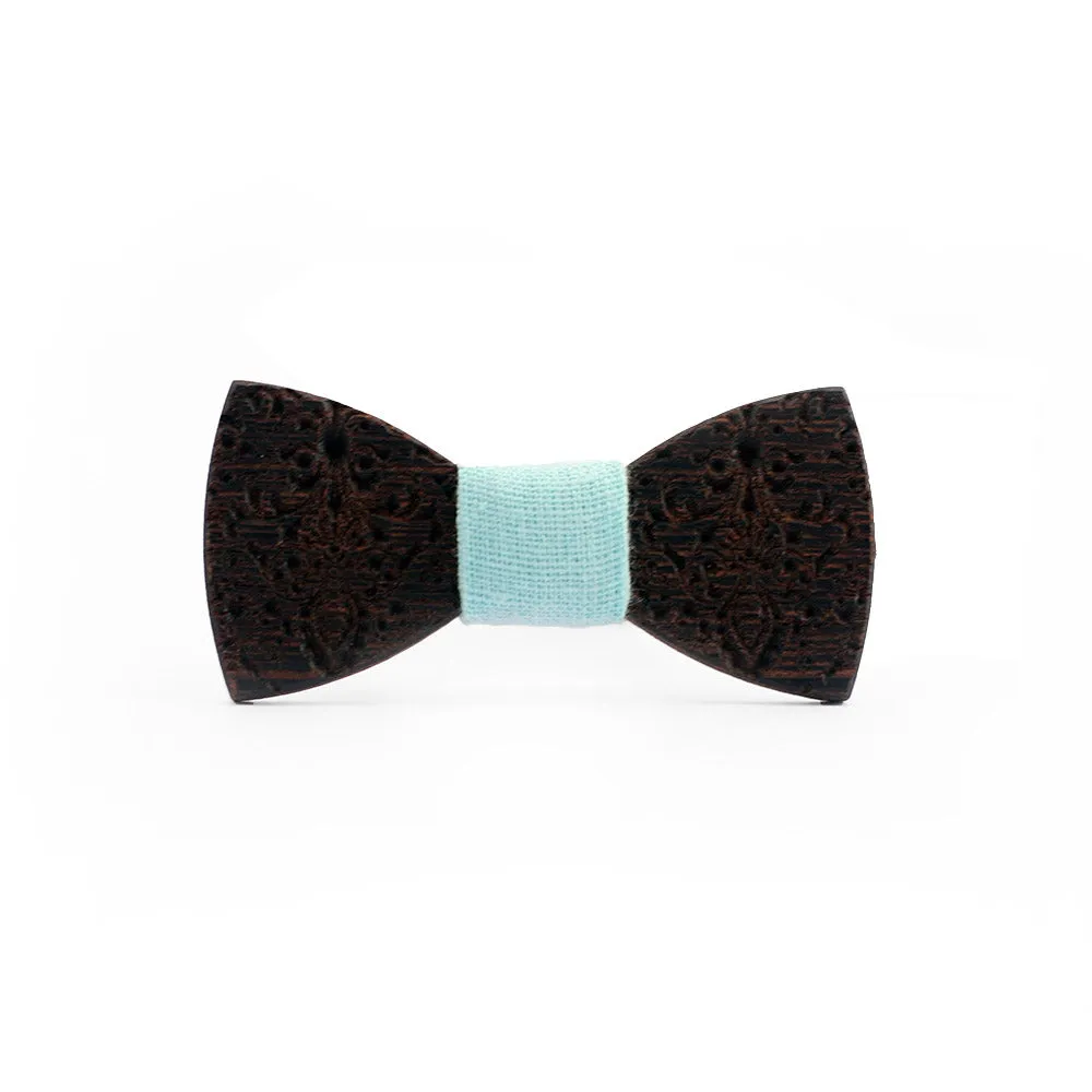 Wooden bow tie ROYAL