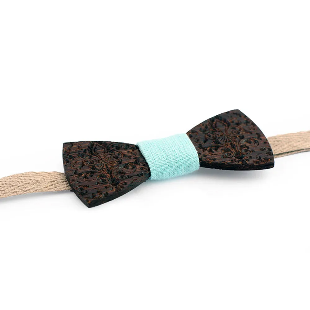 Wooden bow tie ROYAL
