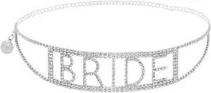 xo, Fetti Rhinestone Bride Choker Necklace, 10.5" | Bride To Be Jewelry, Choker Necklace Accessory, Bridesmaid Gift, Bridal Shower Decorations, Wedding Favor, Engagement Supplies